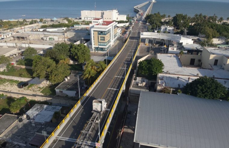 Entra en operación el viaducto elevado del libramiento de Progreso