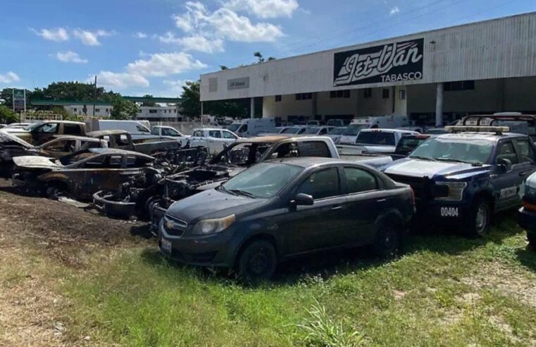 Violencia en Tabasco deja tres muertos y 13 autos incendiados