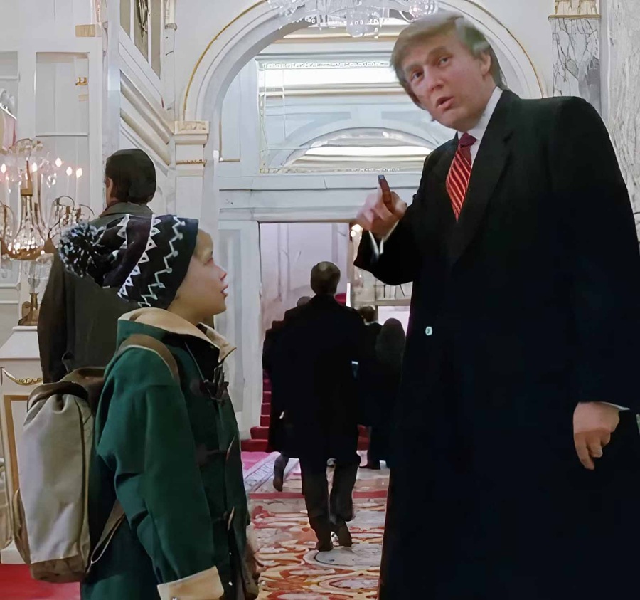 ¿Por qué demonios aparece Donald Trump en Mi pobre angelito 2?