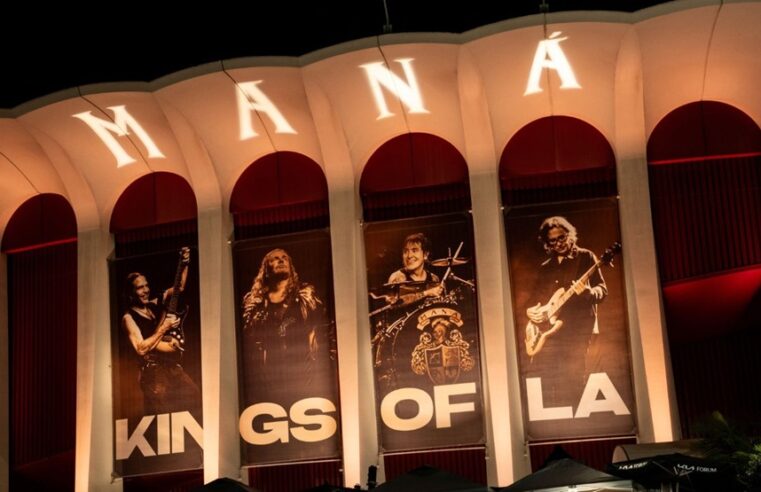 Maná rompe récord como el artista con más conciertos en Los Ángeles