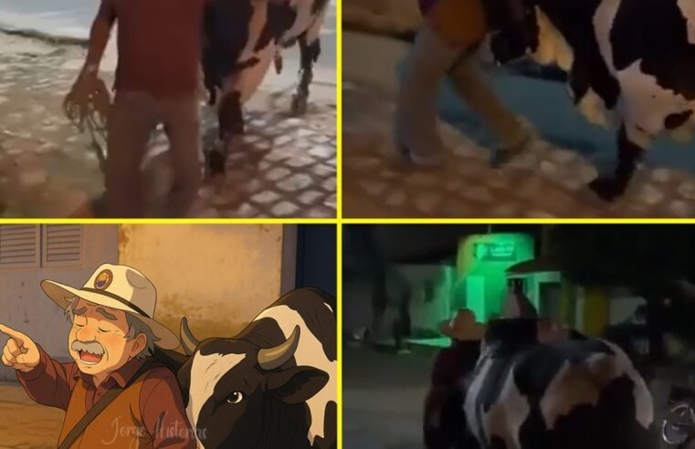 Bebió de más y su toro lo llevó hasta su casa