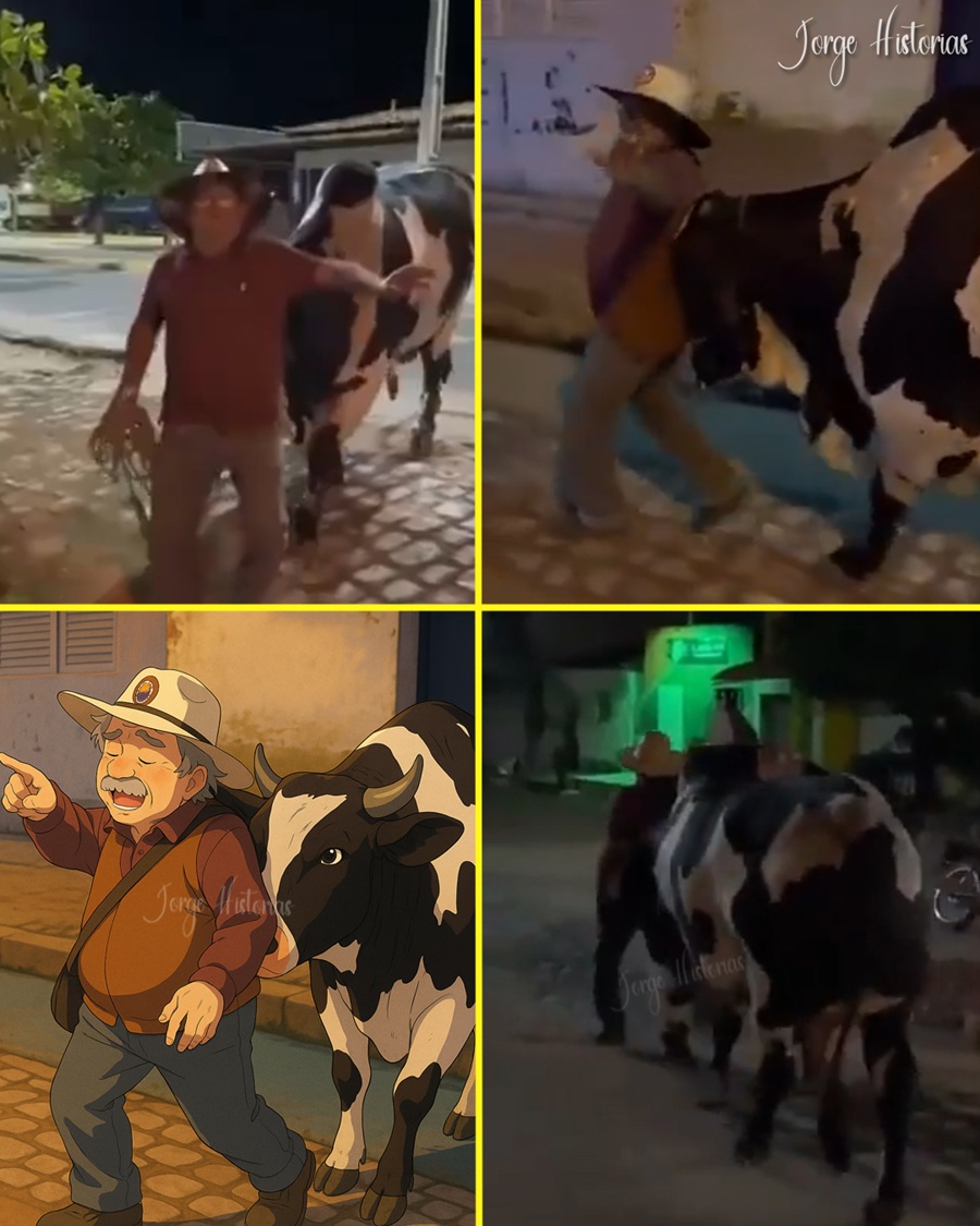 Bebió de más y su toro lo llevó hasta su casa