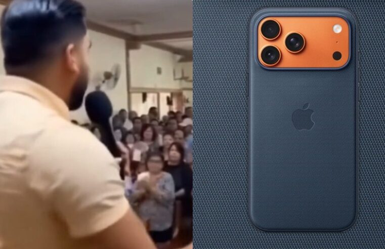 Pastor exige donaciones para comprar dos iPhone 17 Pro Max, para él y su esposa