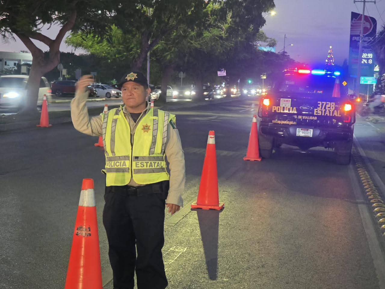 Motociclista muerto y cero guiadores ebrio la detenido, el saldo de los festejos navideños