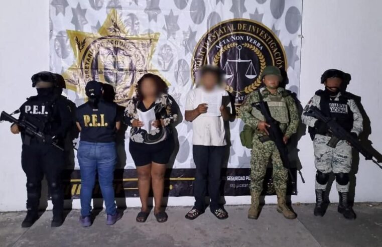 Pareja detenida por intento de homicidio en el sur de Mérida