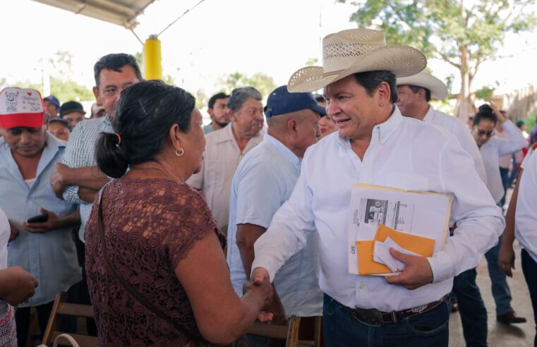 Yucatán avanza con infraestructura rural renovada 