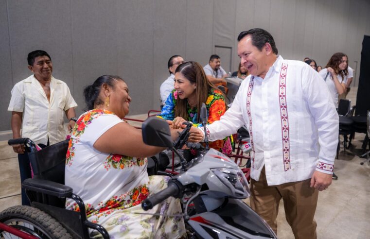 Apoyos devuelven autonomía y dignidad a personas con discapacidad en Yucatán