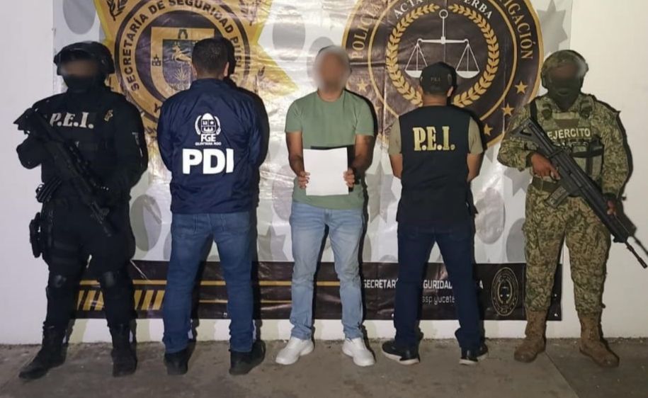 Detenido en Yucatán acusado de desaparición de personas en Quintana Roo