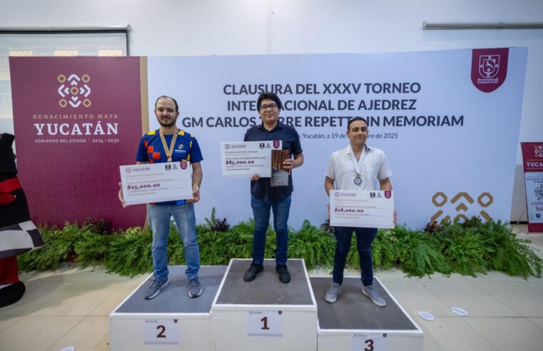 Yucatán se consolida como referente del ajedrez internacional 