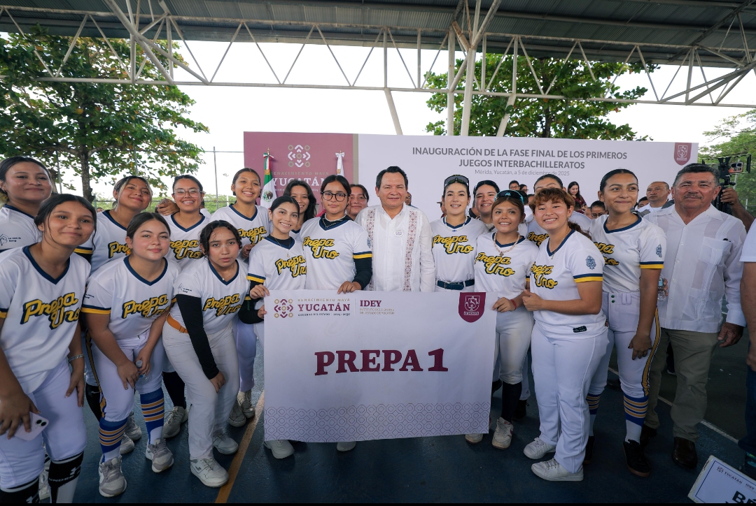 1,200 jóvenes compiten en la fase final de los Juegos Interbachilleratos en Yucatán