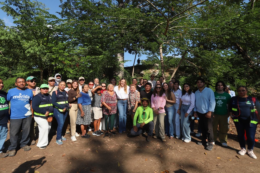 Inicia Cecilia Patrón construcción del primer bio-corredor urbano de Mérida