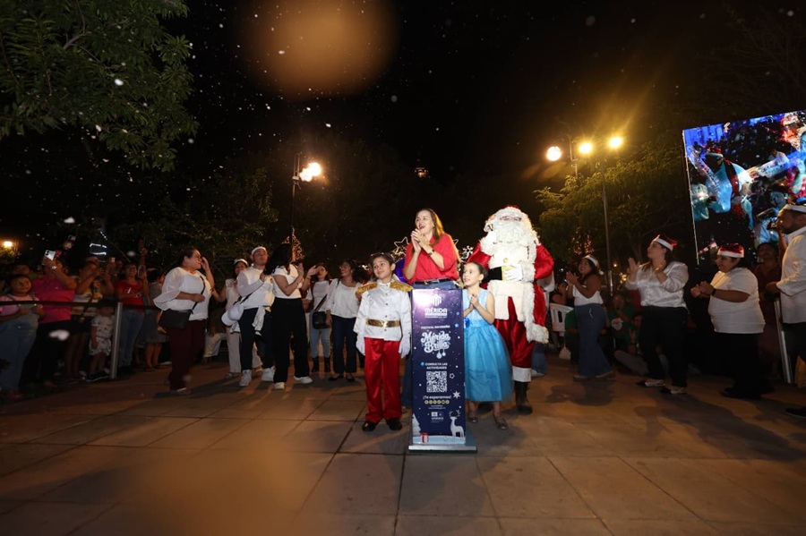 Armonía de voces anuncia la llegada de las fiestas decembrinas al corazón de Mérida