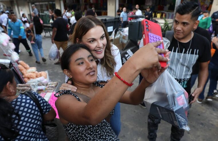 Cecilia Patrón refuerza la seguridad en el centro de Mérida con el Operativo Navideño 2025