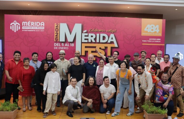 Variedad de ritmos musicales harán vibrar el Mérida Fest 2026