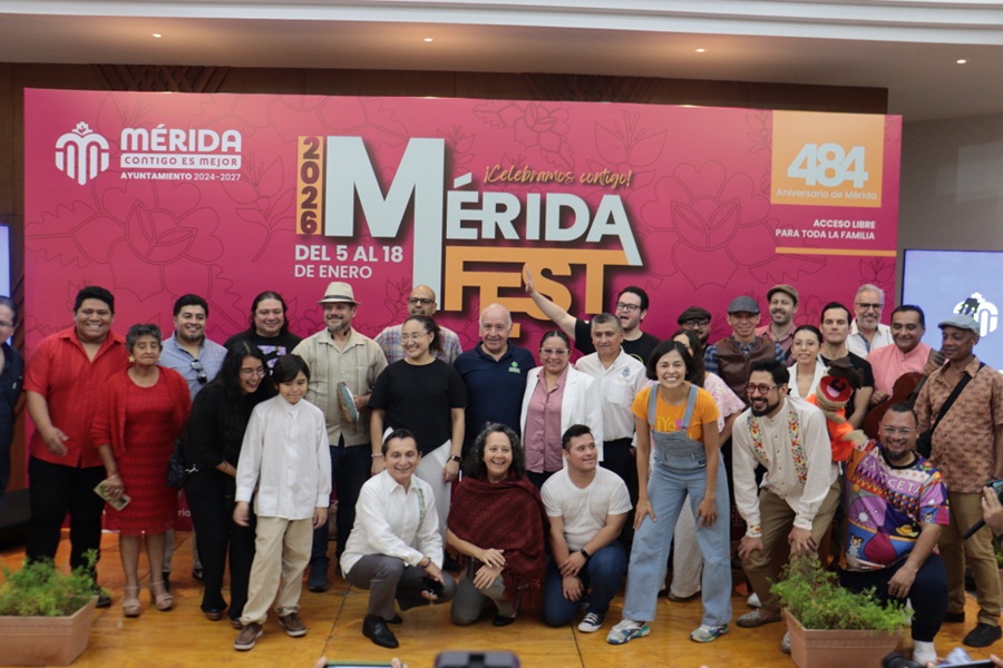 Variedad de ritmos musicales harán vibrar el Mérida Fest 2026