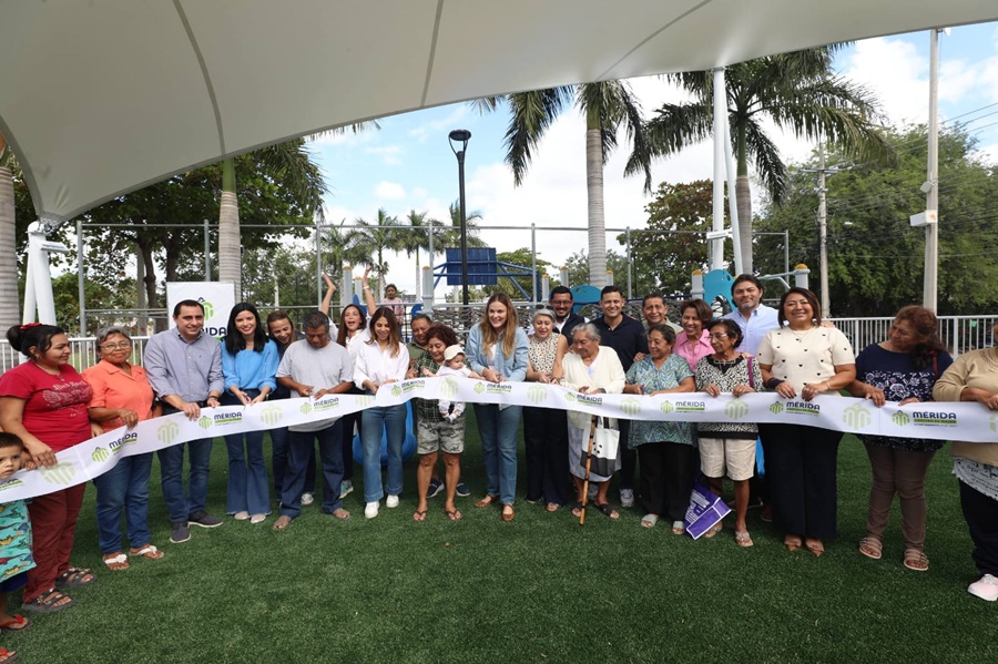 Cerramos el año con más y mejores parques para las familias de Mérida: Cecilia Patrón