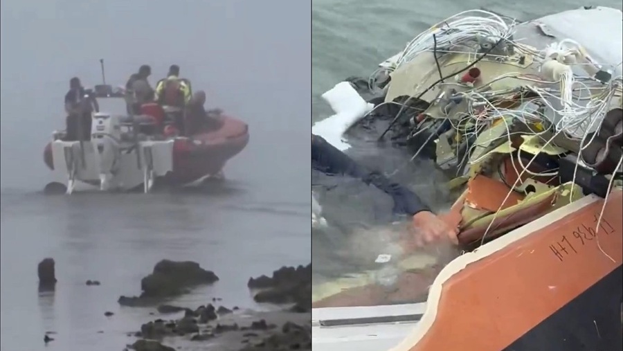 Avionazo en Galveston deja 5 muertos, incluido un niño que era traslado a Texas por quemaduras