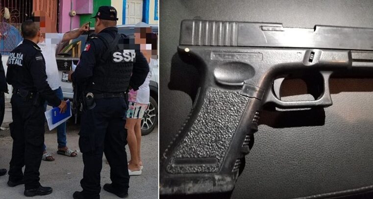 Amenaza a su vecino con una pistola… que era de juguete