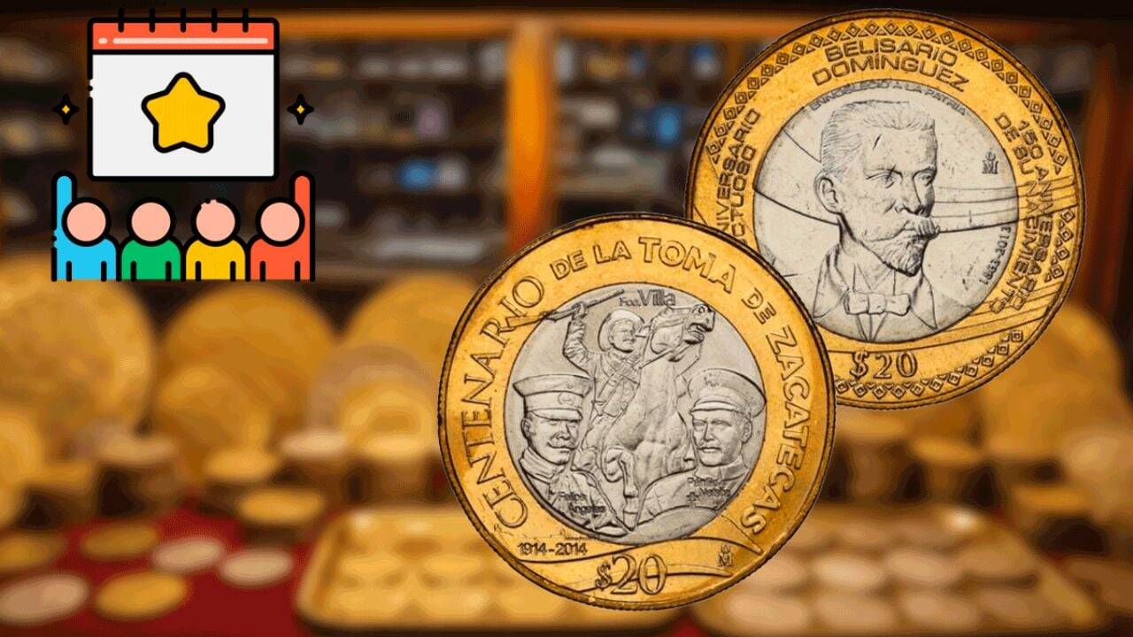 Yucatán sede de evento numismático: estas monedas de $20 son las más cotizadas