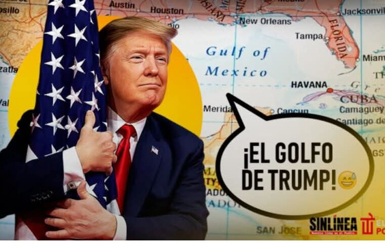 Trump amaga con renombrar el Golfo de México como «Golfo de Trump”