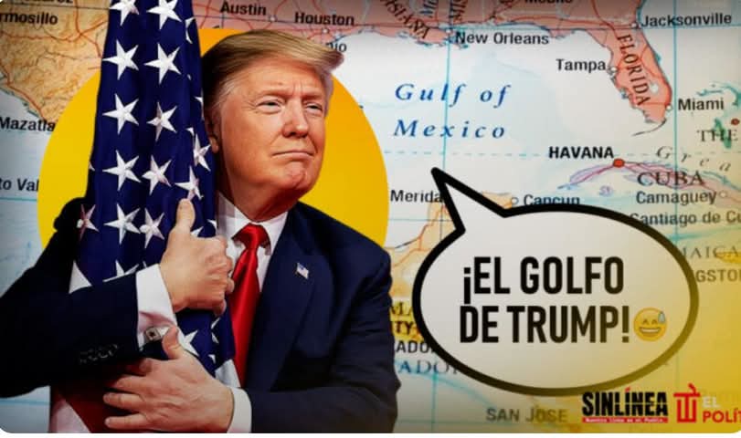Trump amaga con renombrar el Golfo de México como «Golfo de Trump”