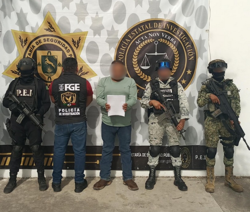 Detenido en Yucatán mecánico que mató en Q.Roo por una deuda