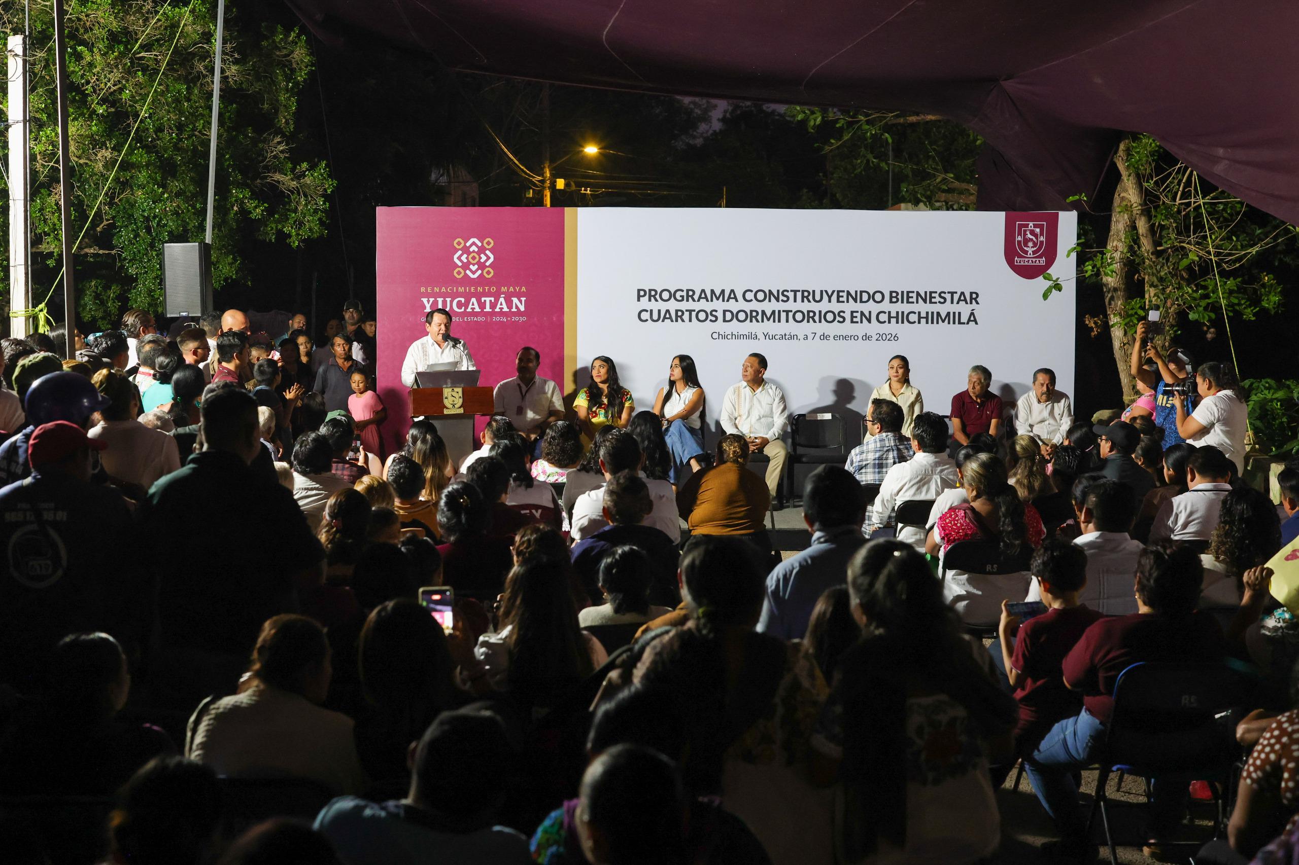 Renacimiento Maya fortalece vivienda digna en Chichimilá