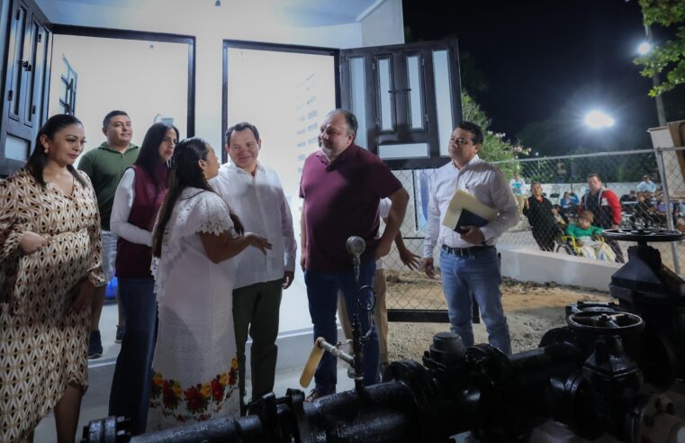 Tras 20 años, rehabilitan sistemas de agua potable en Kopomá