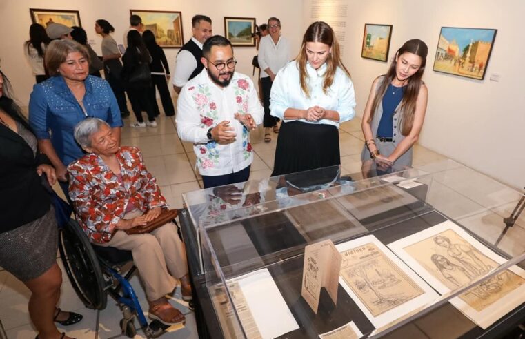 Pinceladas de Manuel Lizama, con su visión de Mérida y la cultura maya, llegan al Olimpo