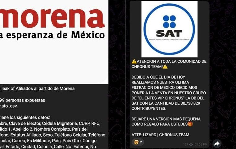 Hackean 25 instituciones: la megafiltración expone datos de millones