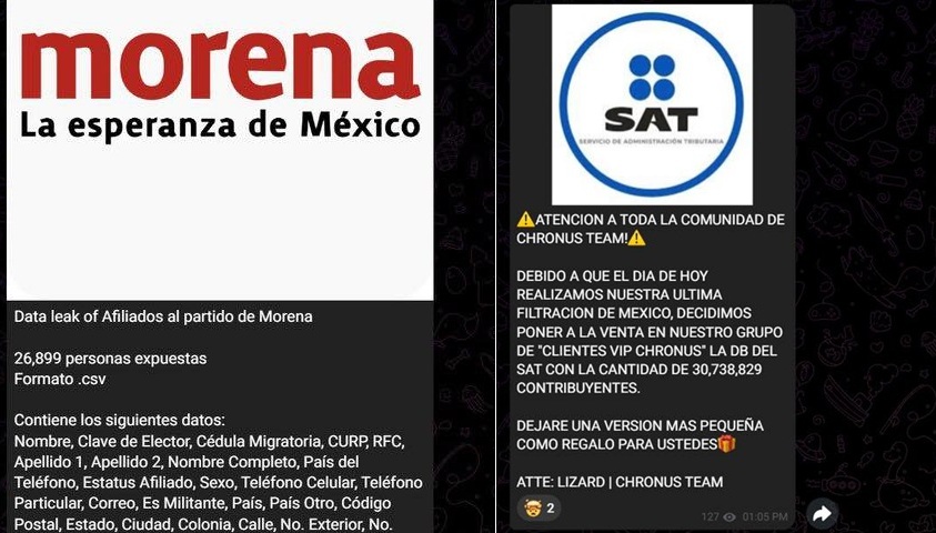 Hackean 25 instituciones: la megafiltración expone datos de millones