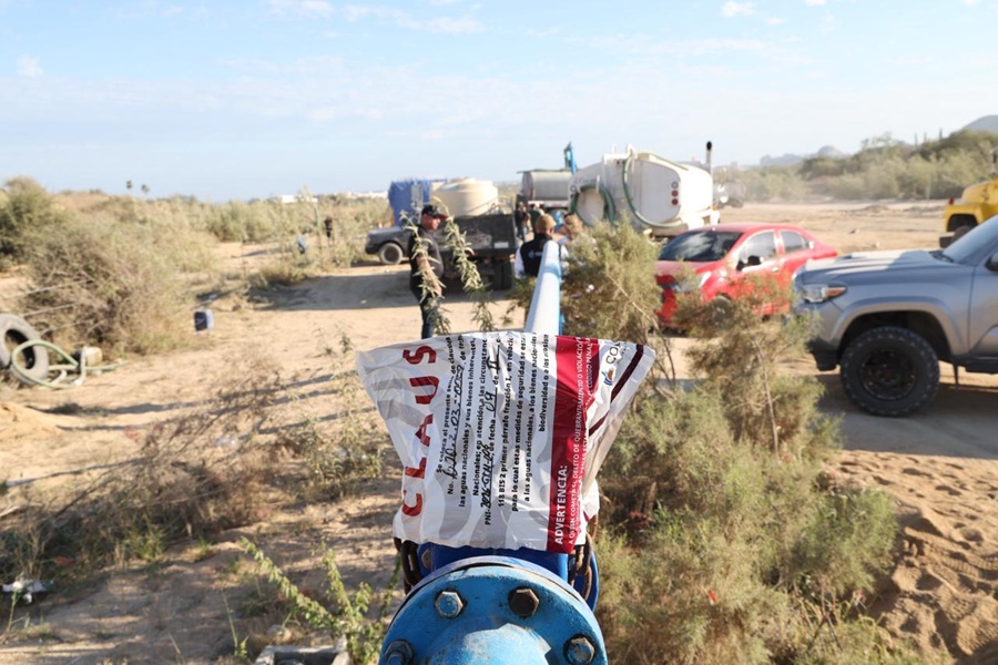 Conagua clausura dos aprovechamientos ilegales en Cabo San Lucas, Baja California Sur