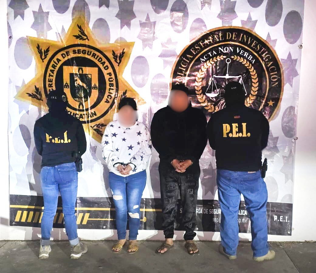 Le hallan droga y hasta un mono araña a pareja de narcomenudistas en Dzununcán