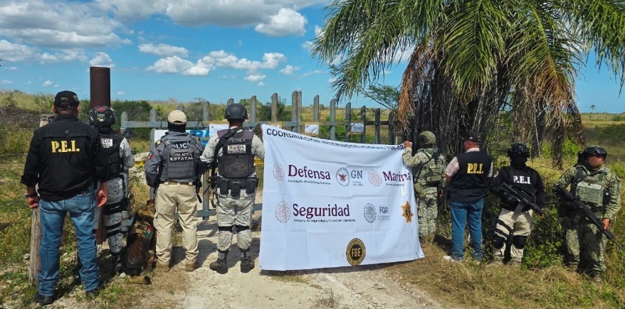 Operativo antinarcóticos en zona rural de Tizimín