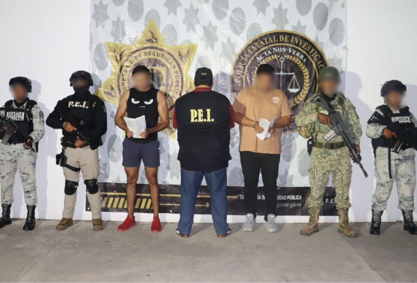 Tres detenidos por robo de camioneta en Mérida