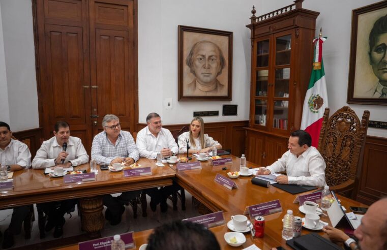 Gobierno de Yucatán y empresarios revisan avances estratégicos para el desarrollo económico