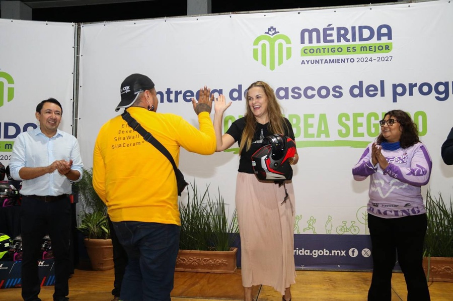 Cecilia Patrón lanza convocatoria 2026 para la entrega de cascos gratuitos