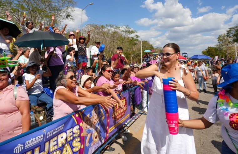 Casi 250 mil asistentes en Ciudad Carnaval: Cecilia Patrón agradece a los meridanos