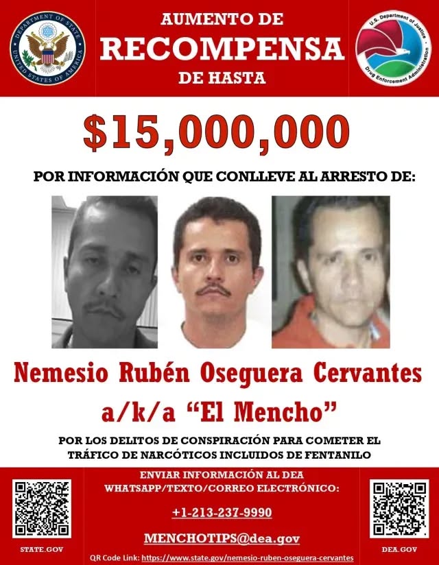 ‘El Mencho’, del México rural a ser uno de los capos más buscados del mundo