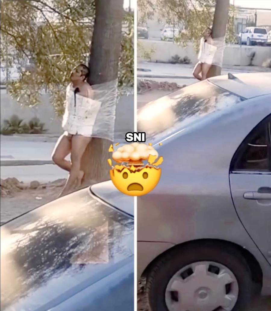 Por infiel lo amarran a un árbol