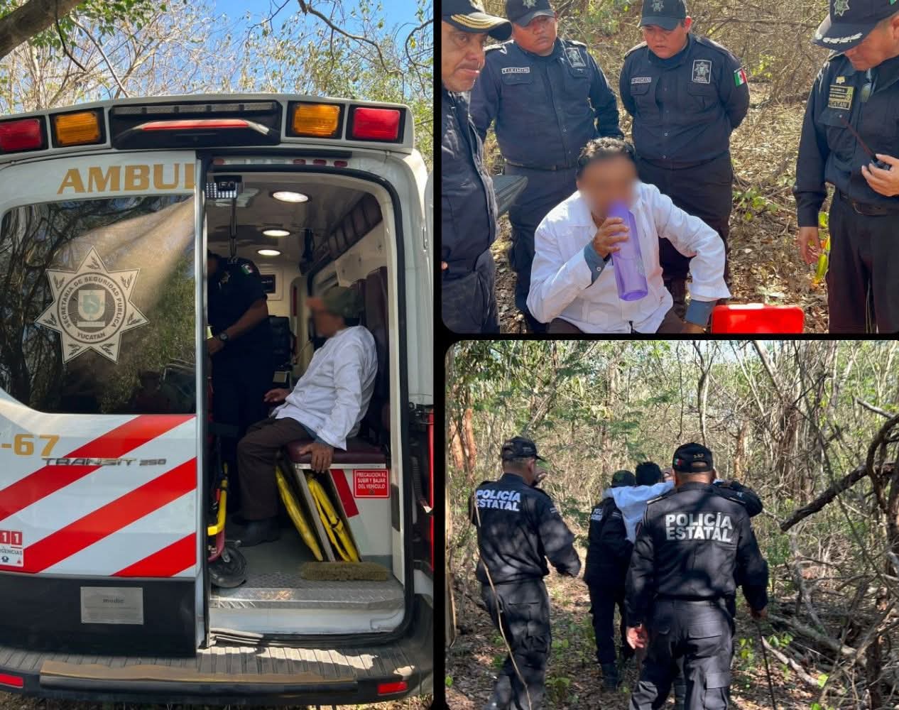 Localizan a adulto mayor extraviado en Montes de Tizimín