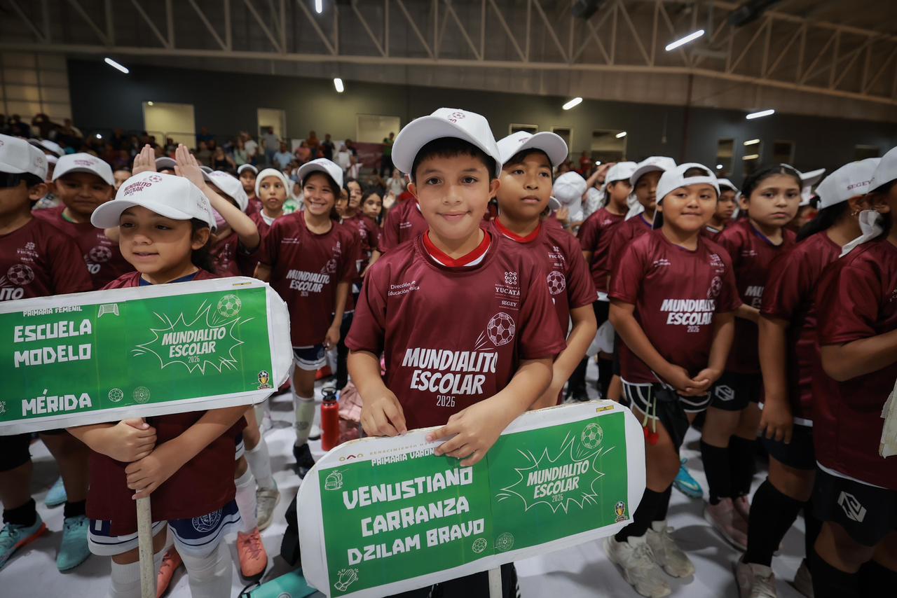Inicia en Yucatán la etapa estatal del Mundialito Escolar 2026
