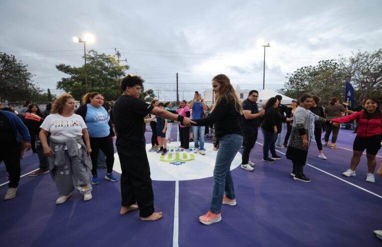 Cecilia Patrón promueve macroclase de defensa personal en Cancha Violeta