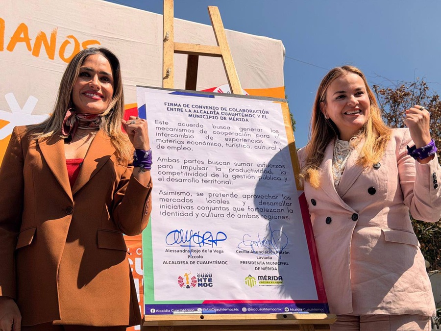 Cecilia Patrón firma alianza con la alcaldía Cuauhtémoc para fortalecer el turismo y la economía