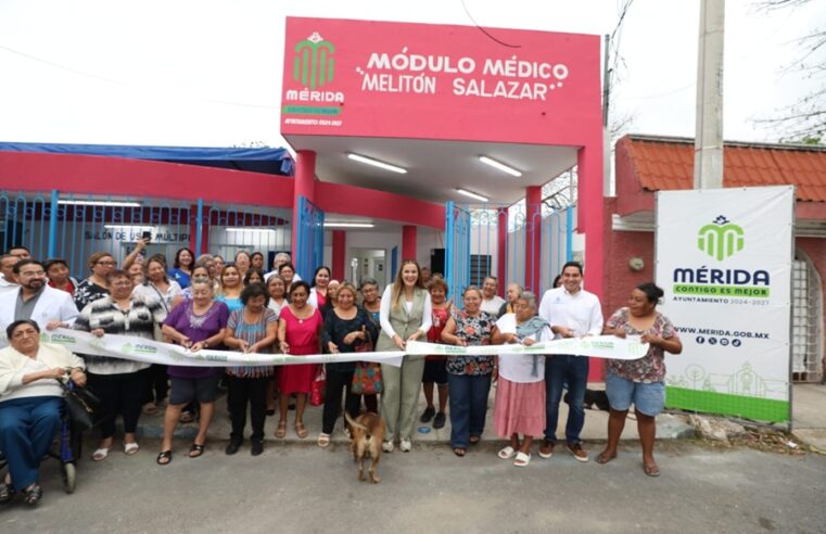 Cecilia Patrón rehabilita el Módulo Médico de la Melitón Salazar