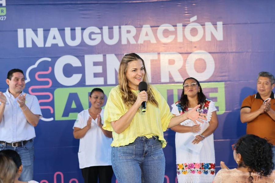 Cecilia Patrón entrega el Módulo Médico, el Centro Aprende y la ludoteca en San José Tzal