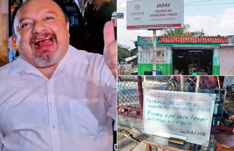 Hagan su cisterna, les dicen funcionarios de la JAPAY a vecinos de Ciudad Caucel