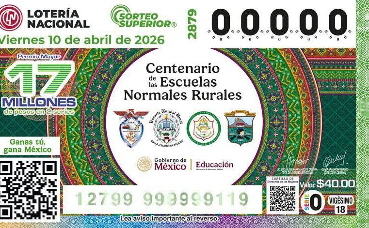 Mérida se lleva el segundo lugar de la Lotería Nacional