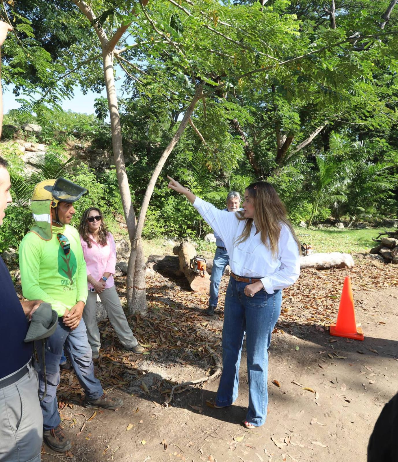 Supervisa Cecilia Patron avances del primer Corredor Verde de Mérida