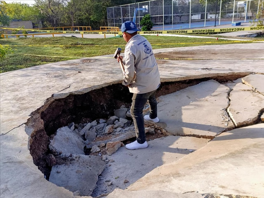 Ayuntamiento de Mérida atiende reporte en el parque “Viernes Santo” de la Emiliano Zapata Sur